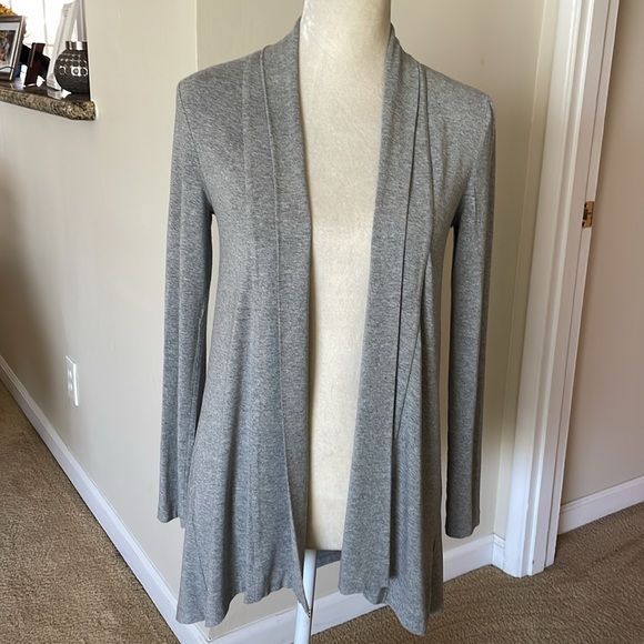 Vince Camuto Gray Women's Open Front Cardigan Sweater - Picture 9 of 9